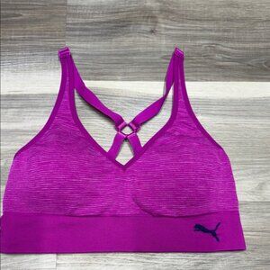 Puma Women's Vibrant Purple Sports Bra size medium